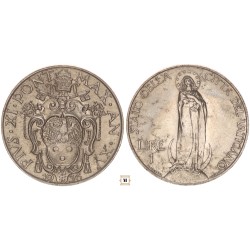 Vatikán XI. Pius 1 lire 1936