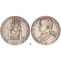 Vatikán XI. Pius 10 lire 1936
