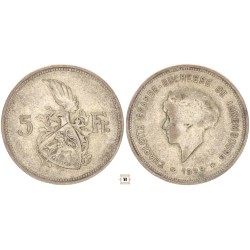 Luxemburg 5 francs 1929