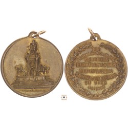Mária Terézia emlékmű leleplezése Bécsben 1888 érem