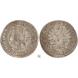 Szilézia-Württemberg-Öls 6 krajcár 1674 SP