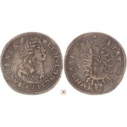 I. Lipót 15 krajcár 1677 KB