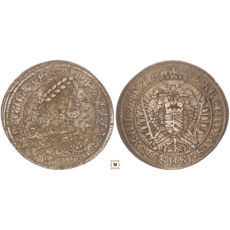 I. Lipót 15 krajcár 1675 SHS Boroszló I. Lipót 15 krajcár 1675 SHS Boroszló