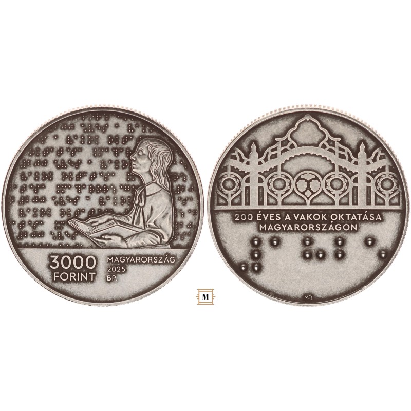 3000 forint 200 éves a vakok oktatása Magyarországon 2025 BP 3000 forint 200 éves a vakok oktatása Magyarországon 2025 BP