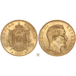 Franciaország 50 francs 1857 A
