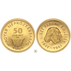 50 forint Liszt Ferenc 1961 BP
