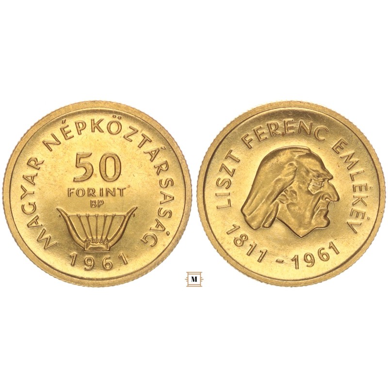 50 forint Liszt Ferenc 1961 BP 50 forint Liszt Ferenc 1961 BP