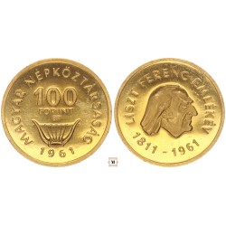 100 forint Liszt Ferenc 1961 BP