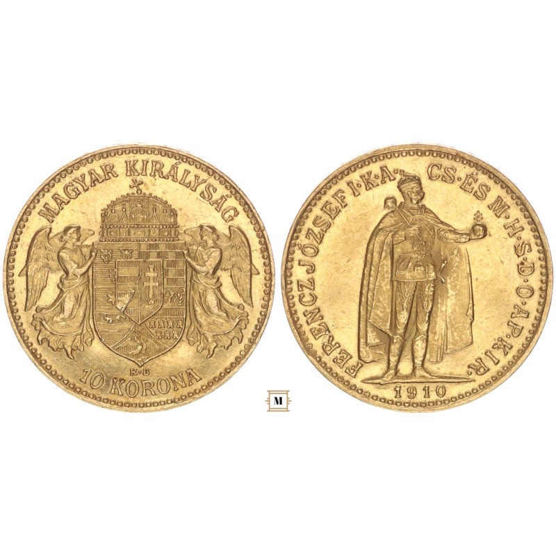 Ferenc József 10 korona 1910 KB Ferenc József 10 korona 1910 KB