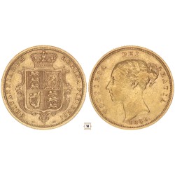 Ausztrália 1/2 sovereign 1886 S