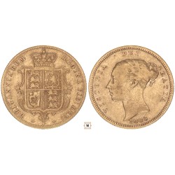 Ausztrália 1/2 sovereign 1883