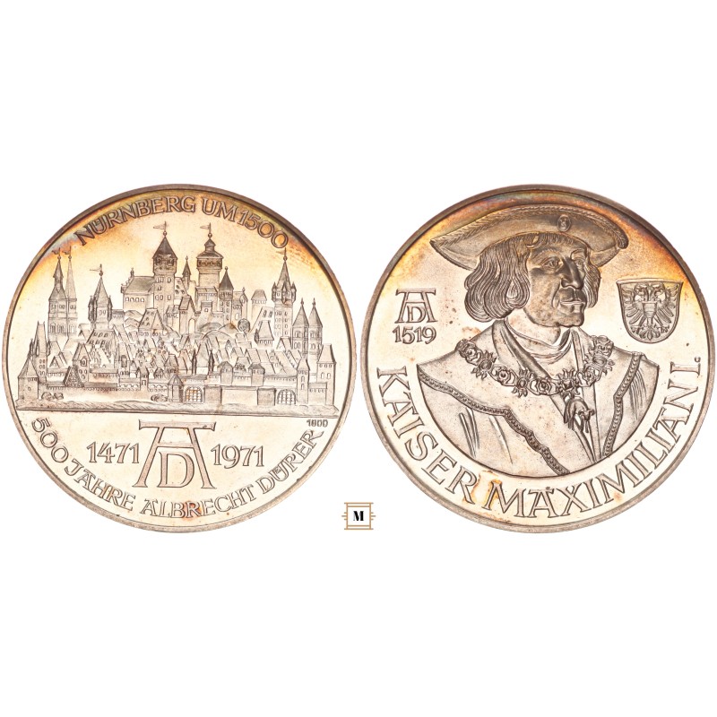 NSZK Albrecht Dürer születésének 500. évfordulójára 1471-1971 érem