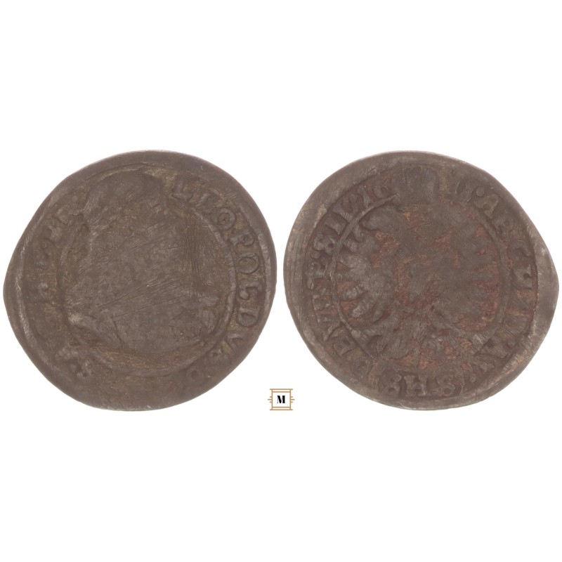 I. Lipót 1 krajcár 1671 SHS Boroszló I. Lipót 1 krajcár 1671 SHS Boroszló