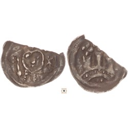 Friesachi denár I. Eberhard 1147-1164 R!