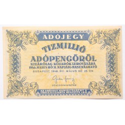 Tízmillió adópengő 1946