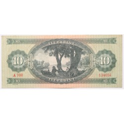 10 forint 1962 fordított alapnyomat
