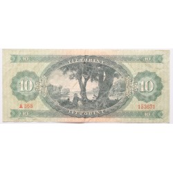 10 forint 1962 fordított alapnyomat