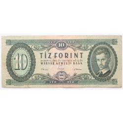 10 forint 1962, fordított alapnyomat