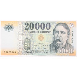 20000 forint 2022 alacsony sorszám