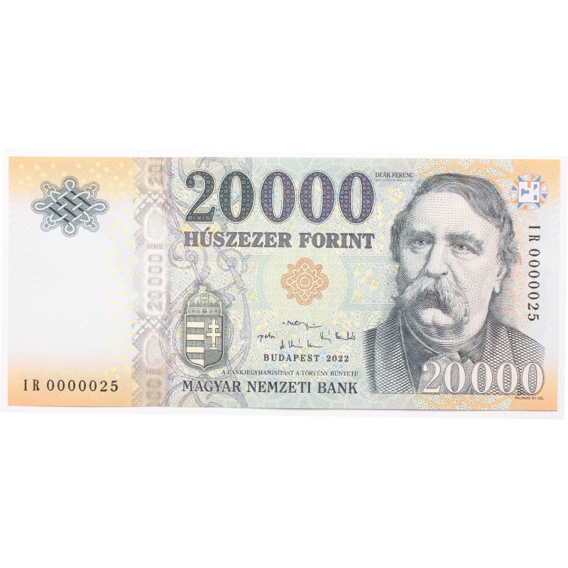 20000 forint 2022 alacsony sorszám 20000 forint 2022 alacsony sorszám
