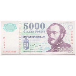 5000 forint 1999 BA MINTA