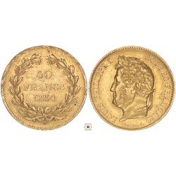 Franciaország 40 frank 1834 A