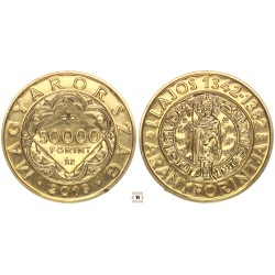 50000 forint I. Lajos aranyforintja 2013 BP