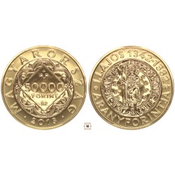 50 000 forint I. Lajos aranyforintja 2013 BP Piedfort