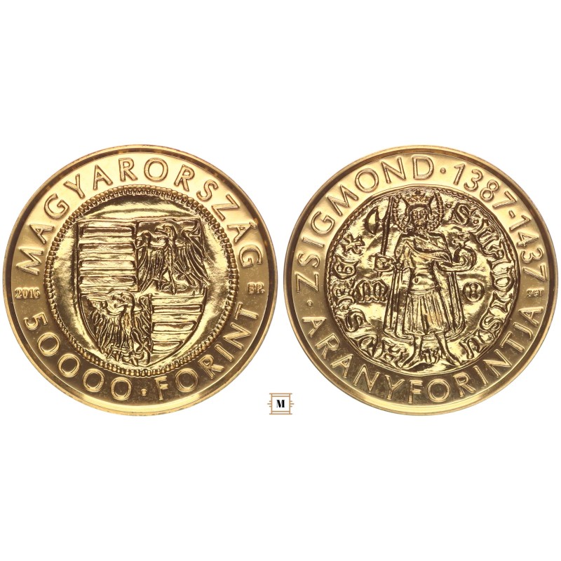 50 000 forint Zsigmond aranyforintja 2016 BP 50 000 forint Zsigmond aranyforintja 2016 BP
