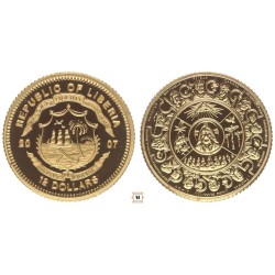 Libéria 12 dollár Krisztus és az Apostolok 2007 1/50 Oz