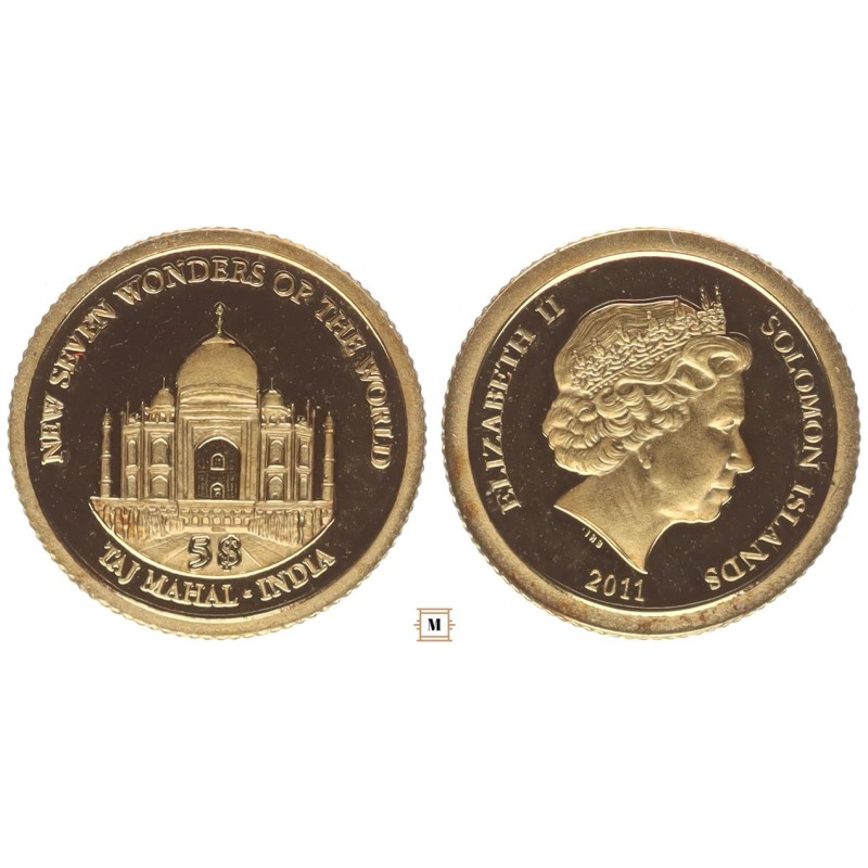 Salamon-szigetek 5 dollár Taj Mahal 2011
