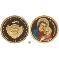 Palau 1 dollár Madonna gyermekével /2009/ - 1/25 Oz