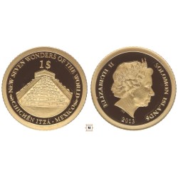 Salamon-szigetek 1 dollár Chichen Itza 2013