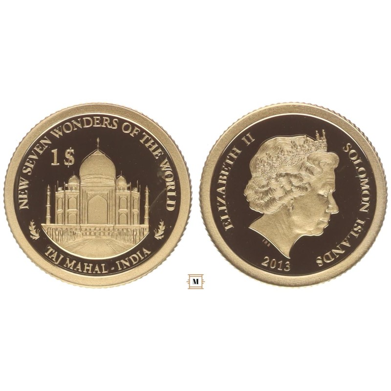 Salamon-szigetek 1 dollár Taj Mahal 2013 Salamon-szigetek 1 dollár Taj Mahal 2013