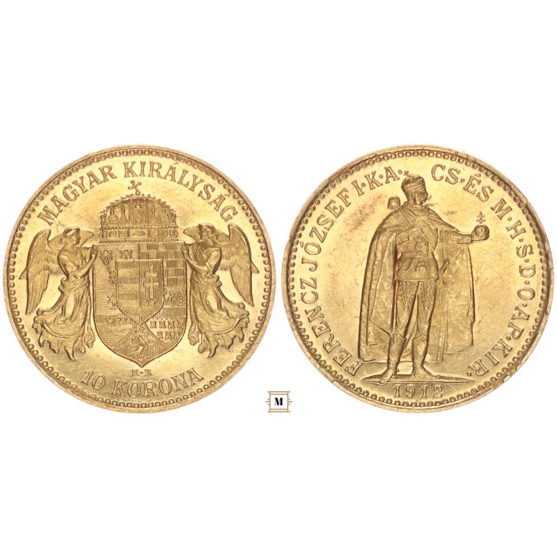 Ferenc József 10 korona 1912 KB Ferenc József 10 korona 1912 KB