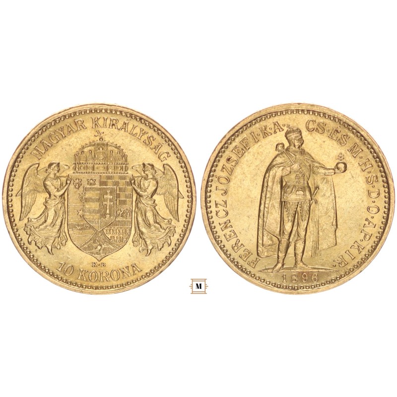 Ferenc József 10 korona 1896 KB Ferenc József 10 korona 1896 KB