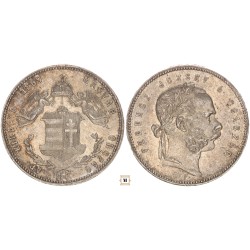 Ferenc József 1 forint 1869 Gy.F.