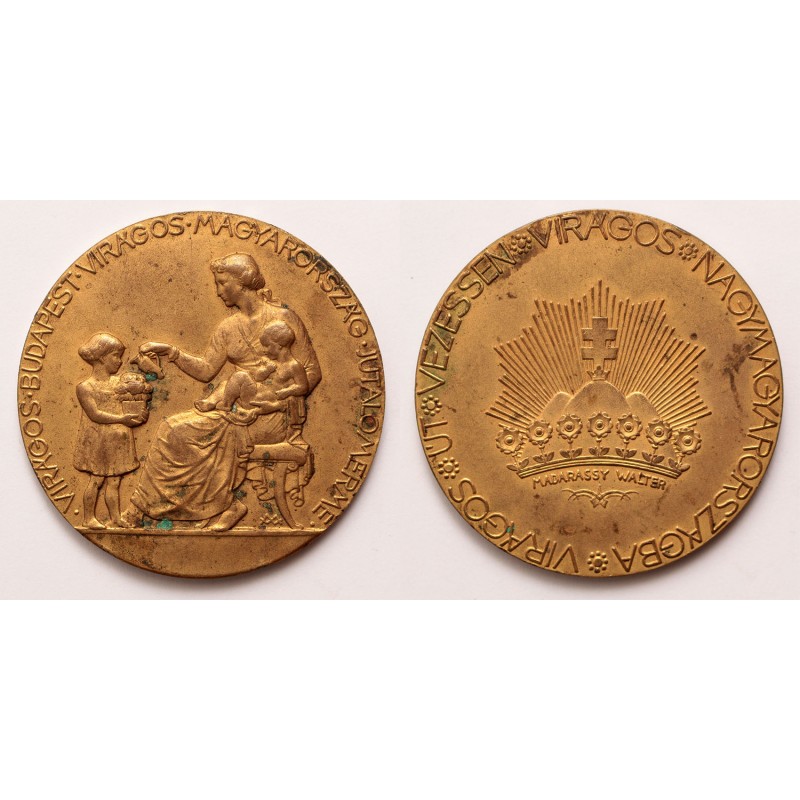 Virágos Budapest Virágos Magyarország jutalomérme Virágos Budapest Virágos Magyarország jutalomérme