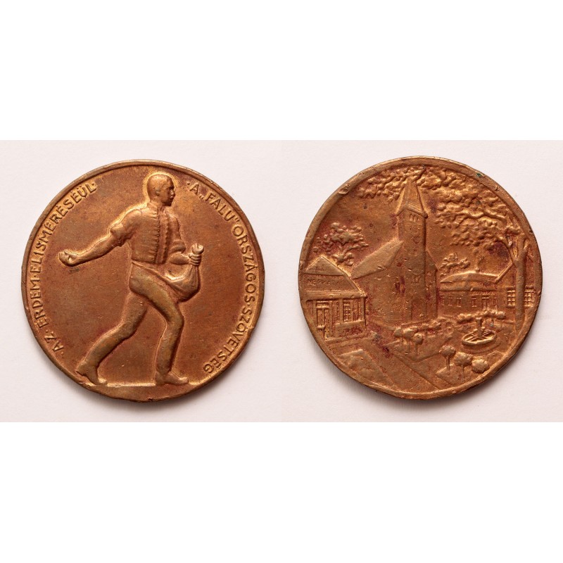 A Falu Országos Szövetség az érdem elismeréseül érem A Falu Országos Szövetség az érdem elismeréseül érem