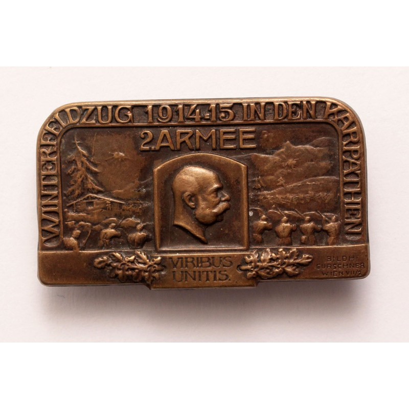 2. Hadsereg Téli hadjárat a Kárpátokban 1914-15 jelvény 2. Hadsereg Téli hadjárat a Kárpátokban 1914-15 jelvény