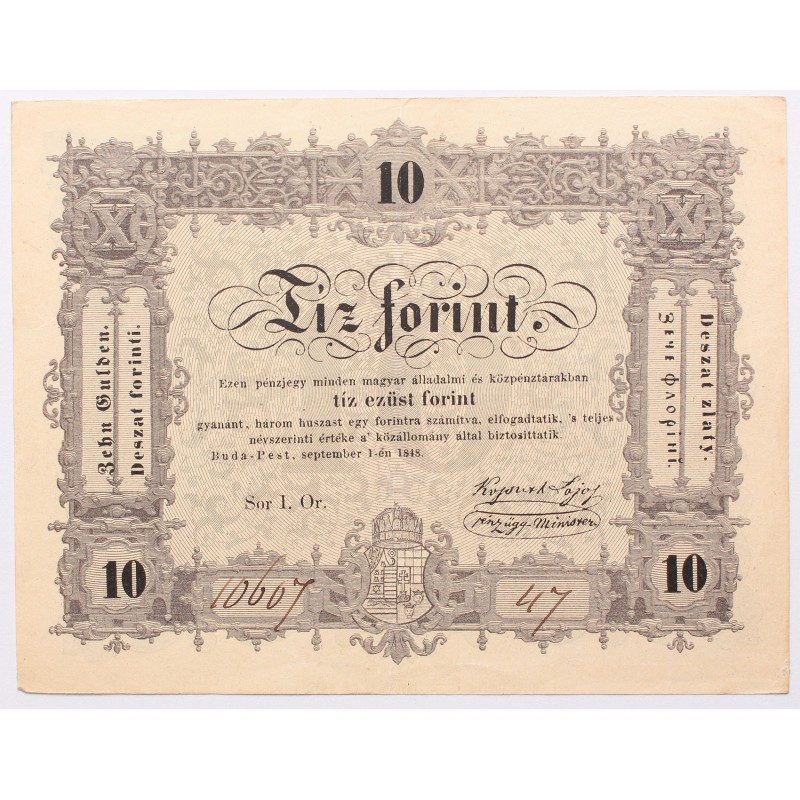 10 forint 1848 10 forint 1848
