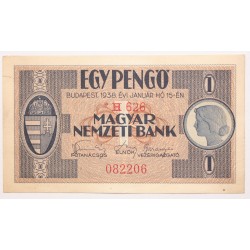 1 pengő 1938 csillagos