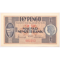 1 pengő 1938 csillagos