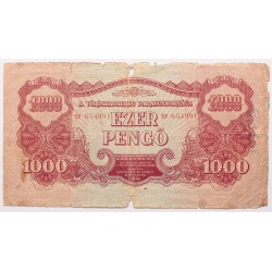 Vörös Hadsereg 1000 pengő 1944