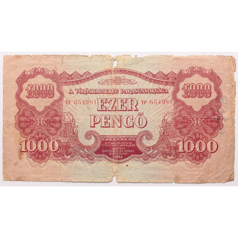 Vörös Hadsereg 1000 pengő 1944 Vörös Hadsereg 1000 pengő 1944