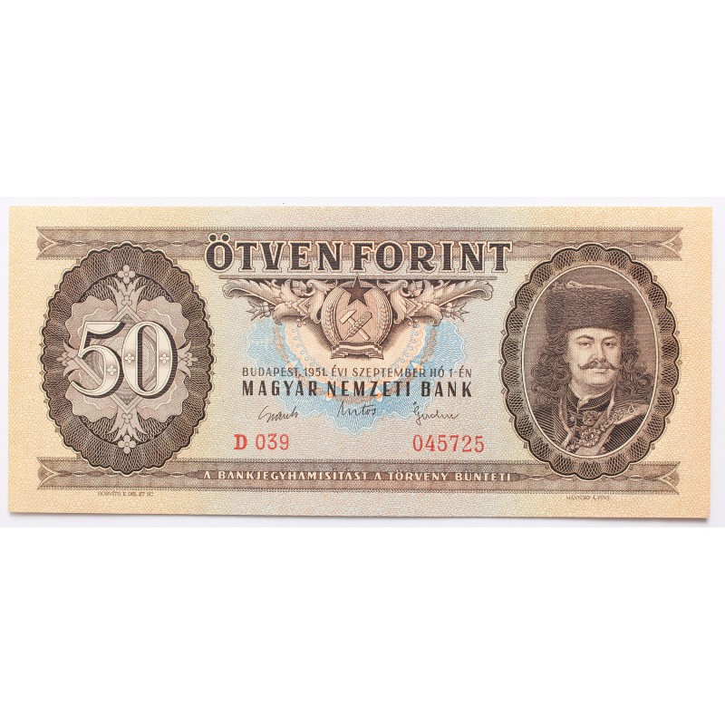 50 forint 1951 50 forint 1951