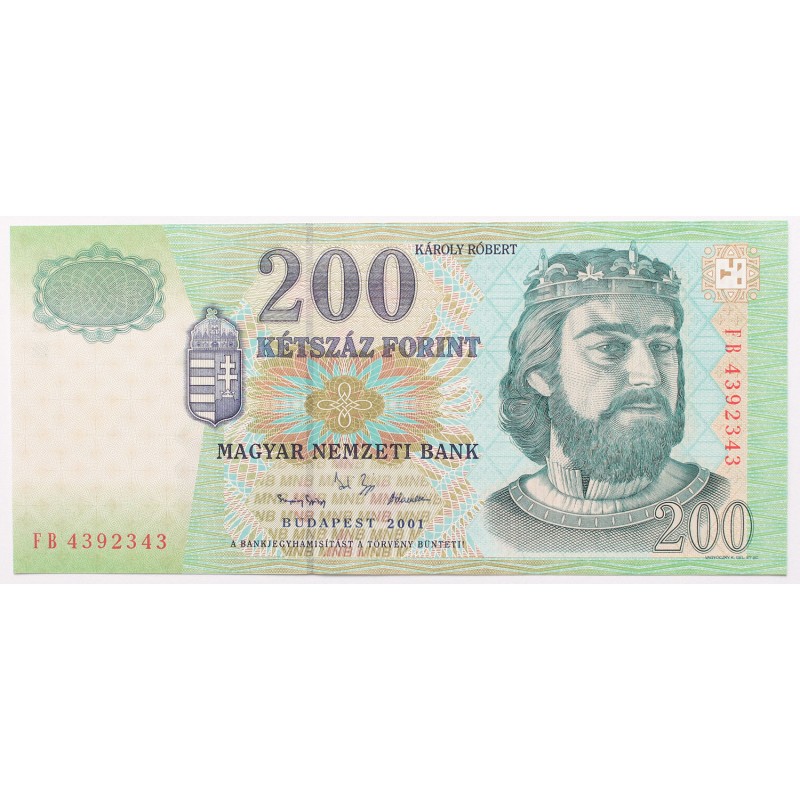 200 forint 2001 FB sorozat