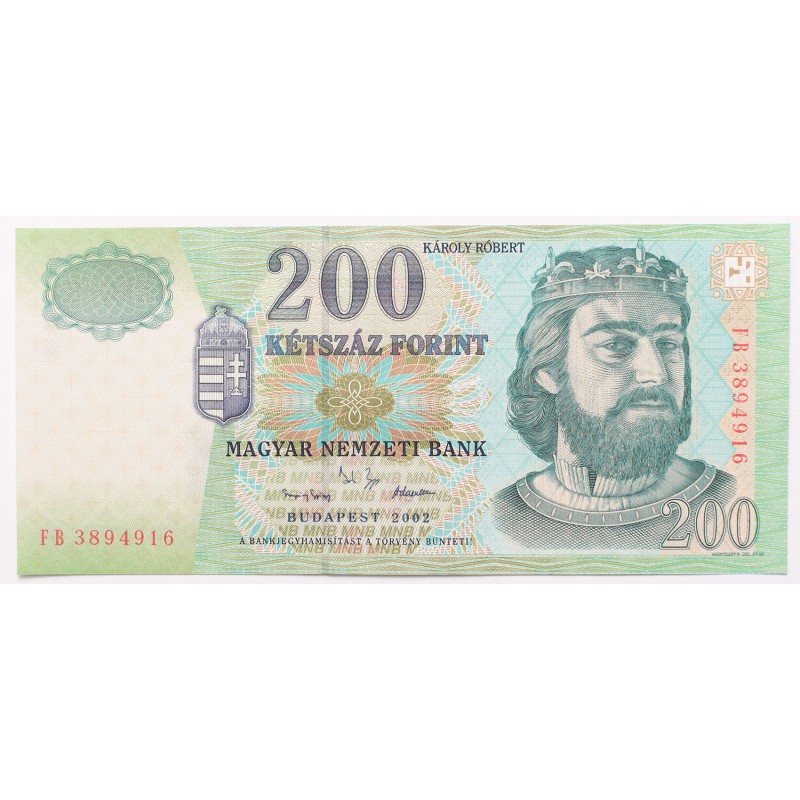 200 forint 2002 FB sorozat 200 forint 2002 FB sorozat