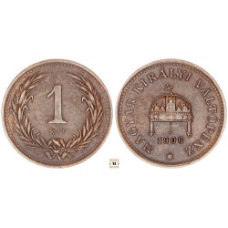 1 fillér 1906 KB R!