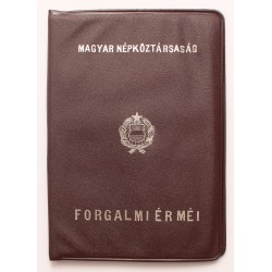 Műbőrtokos forgalmi sor 1985 - Barna